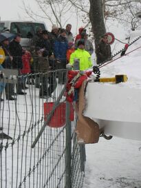 Auch für das Oberdeck wurde es mehrfach eng